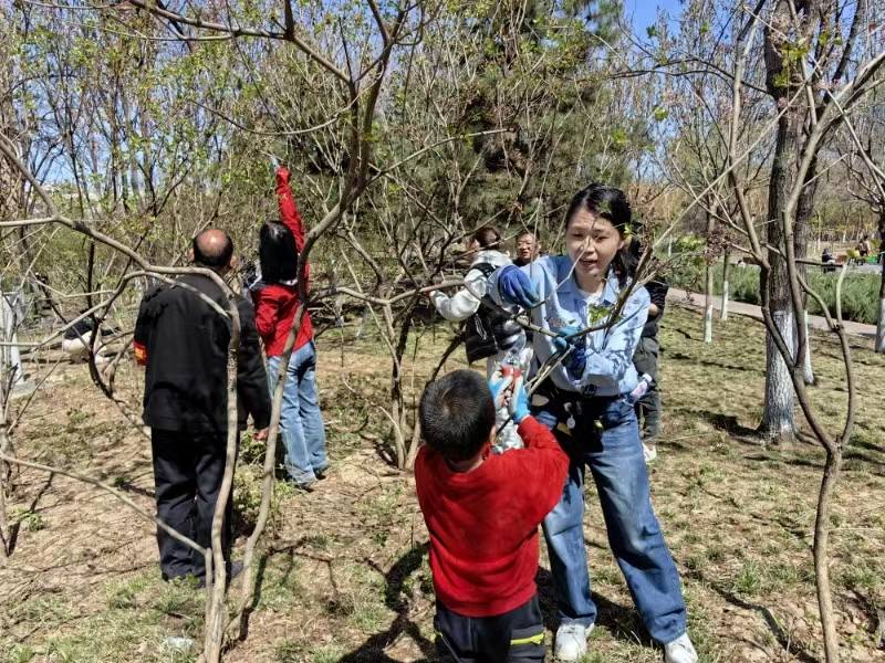 亲子家庭植绿完美体育官网共筑“人人花圃”(图3)